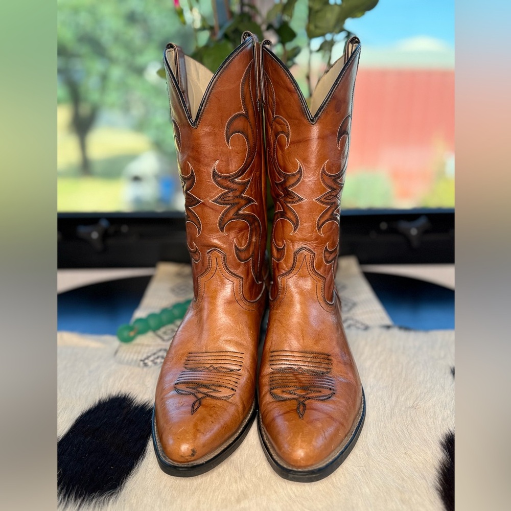 ACME Vintage Men's Western Leather Boots
